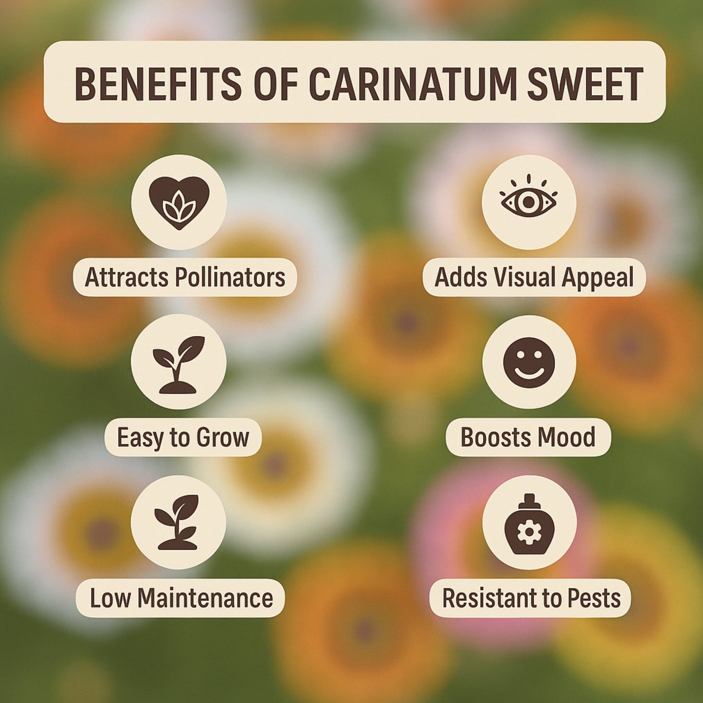 Carinatum Sweet Merry Mixed Flower Seeds