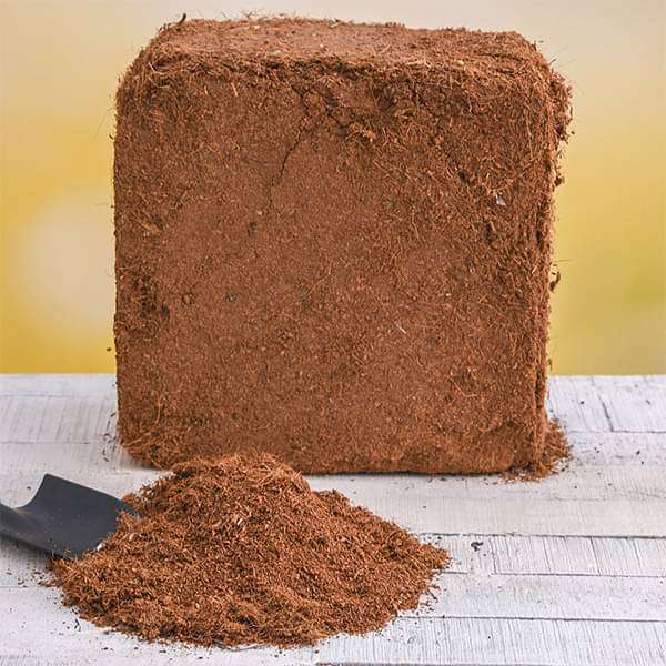 Coco Peat Block - 4 kg (Expands Up to 60 - 70 L)