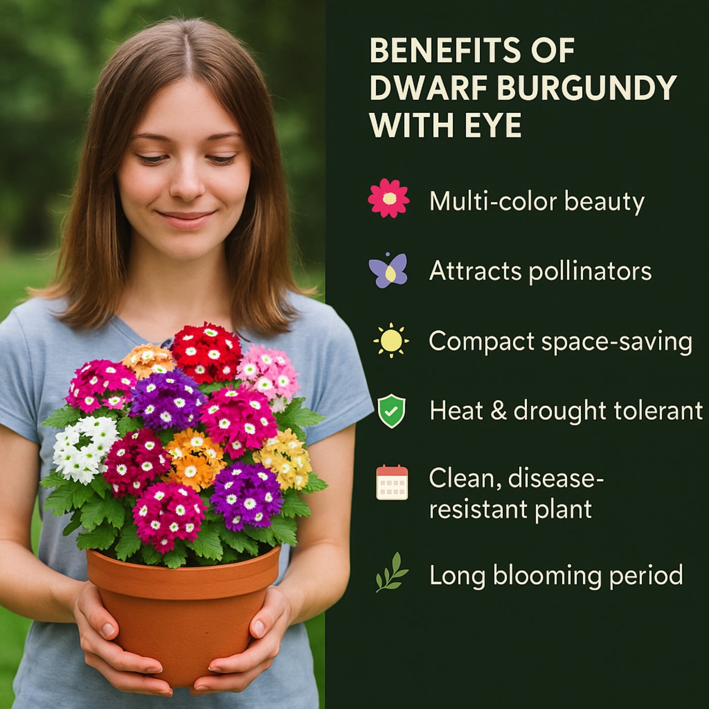 Dwarf Burgundy with Eye