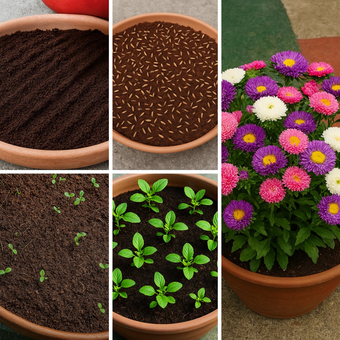 Aster Formula Mixed Flower Seeds