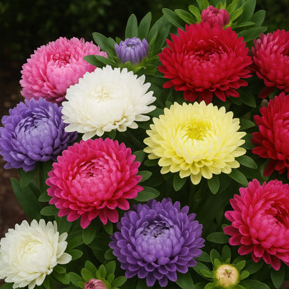 Aster Formula Mixed Flower Seeds