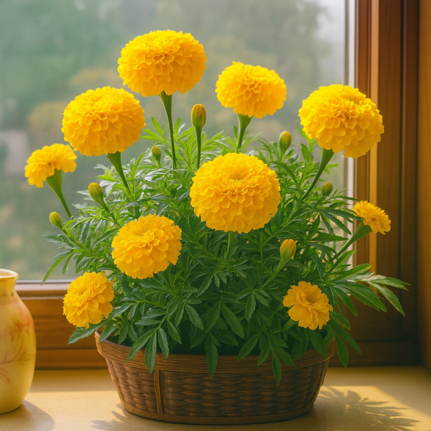 F2 Yellow Marigold Flower Seeds