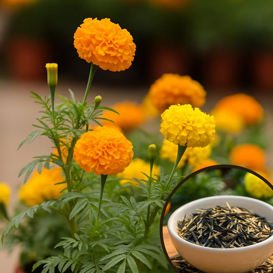 African Marigold Mixed Flower Seeds