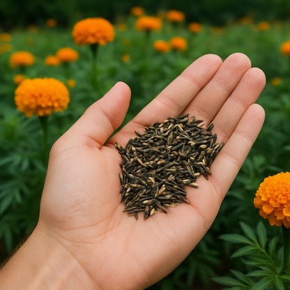 F2 Orange Marigold Flower Seeds