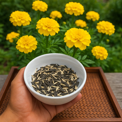 Patula Nana Yellow Marigold Seeds
