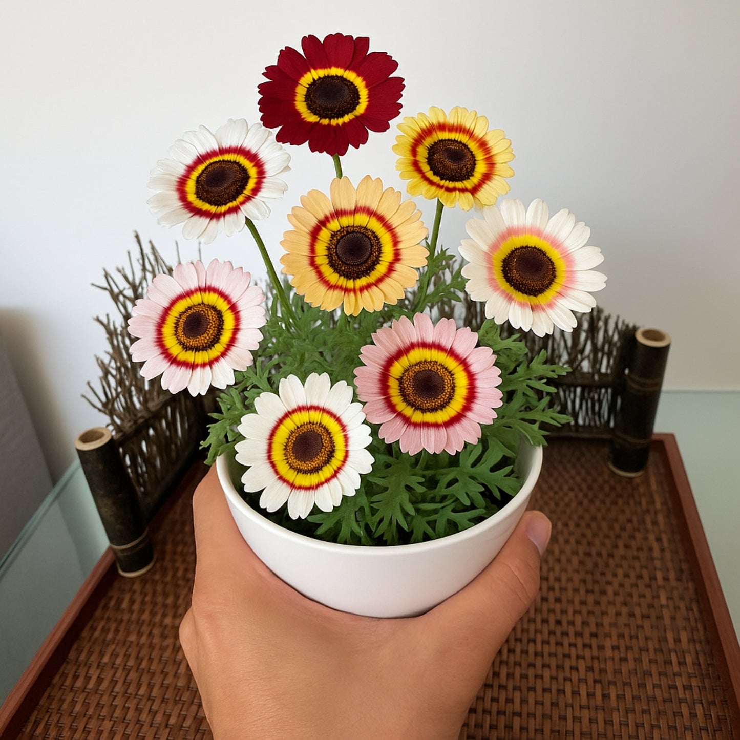 Carinatum Sweet Merry Mixed Flower Seeds