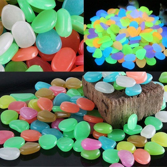 Luminous Aquarium Pebbles – Glow in Dark Decorative Stones