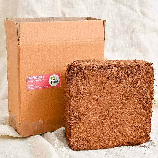 Coco Peat Block - 4 kg (Expands Up to 60 - 70 L)