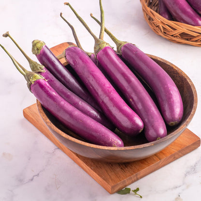 Brinjal Purple Long Seeds